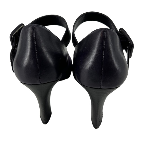 Franco Sarto Purple Suede Square Toe Mantra Mary Jane Heels - Picture 7 of 7